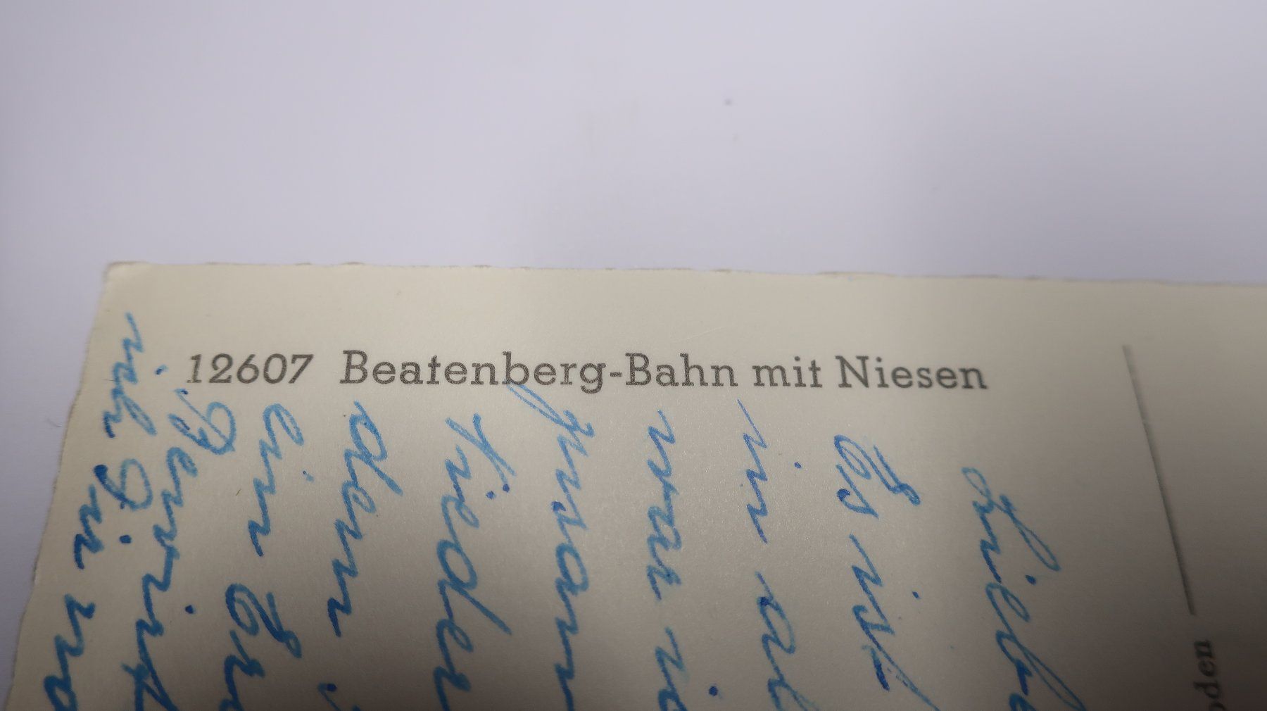 Cartoline postali: Beatenberg - Bahn mit Niesen  1956 – Usato da Cormoret venduto da Pascalll2001 6