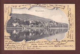 NEUCHÂTEL vu du lac - 1910