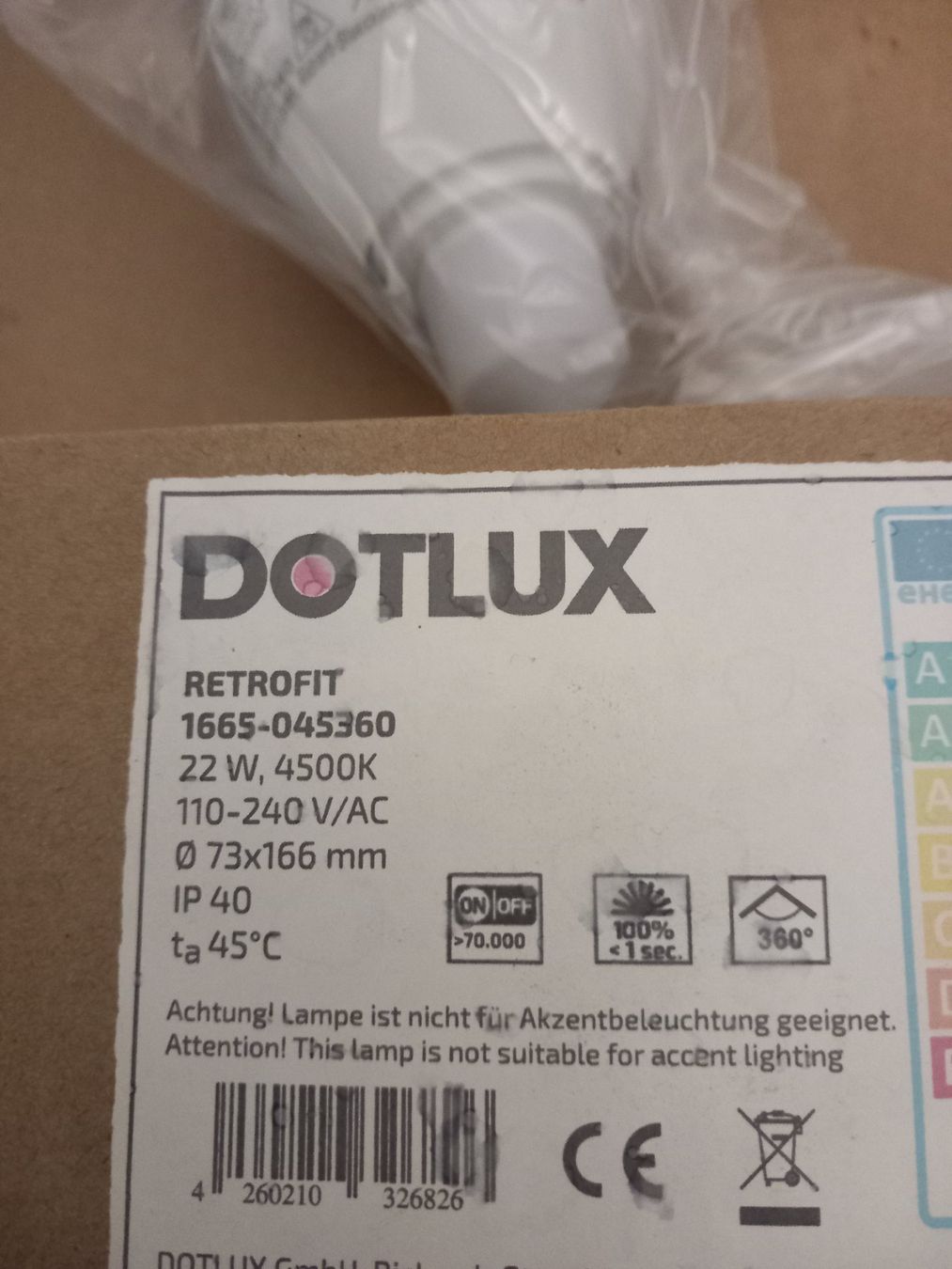 Lampes: LED Lampe E27 22W 4500K – Neuf avec emballage d'origine à Thun par Beroshop 1