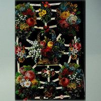 Reliefbogen Motivbogen-bunter Blumenbogen 2_3D