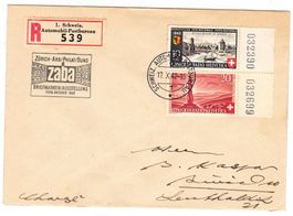 Lettre R de Zürich BPA A328 pour Zürich le 17.X.42