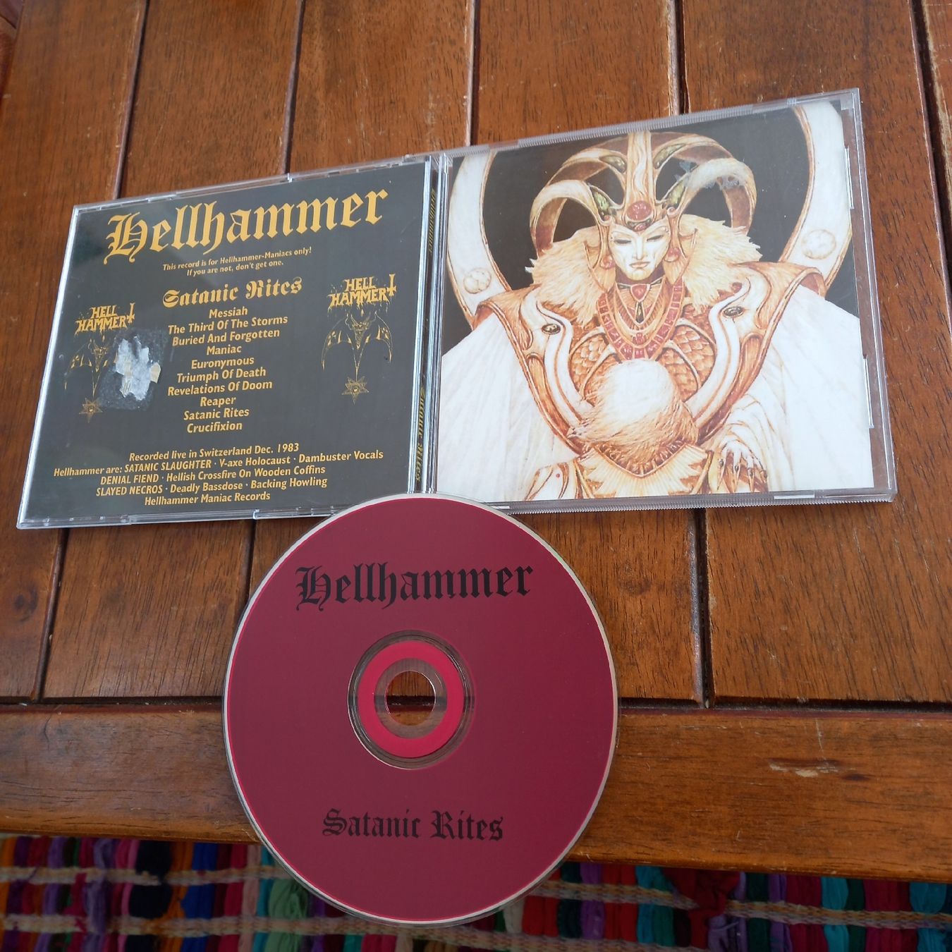 CD: hellhammer- satanic... – Usato da St-Cergue venduto da VeganWarrior