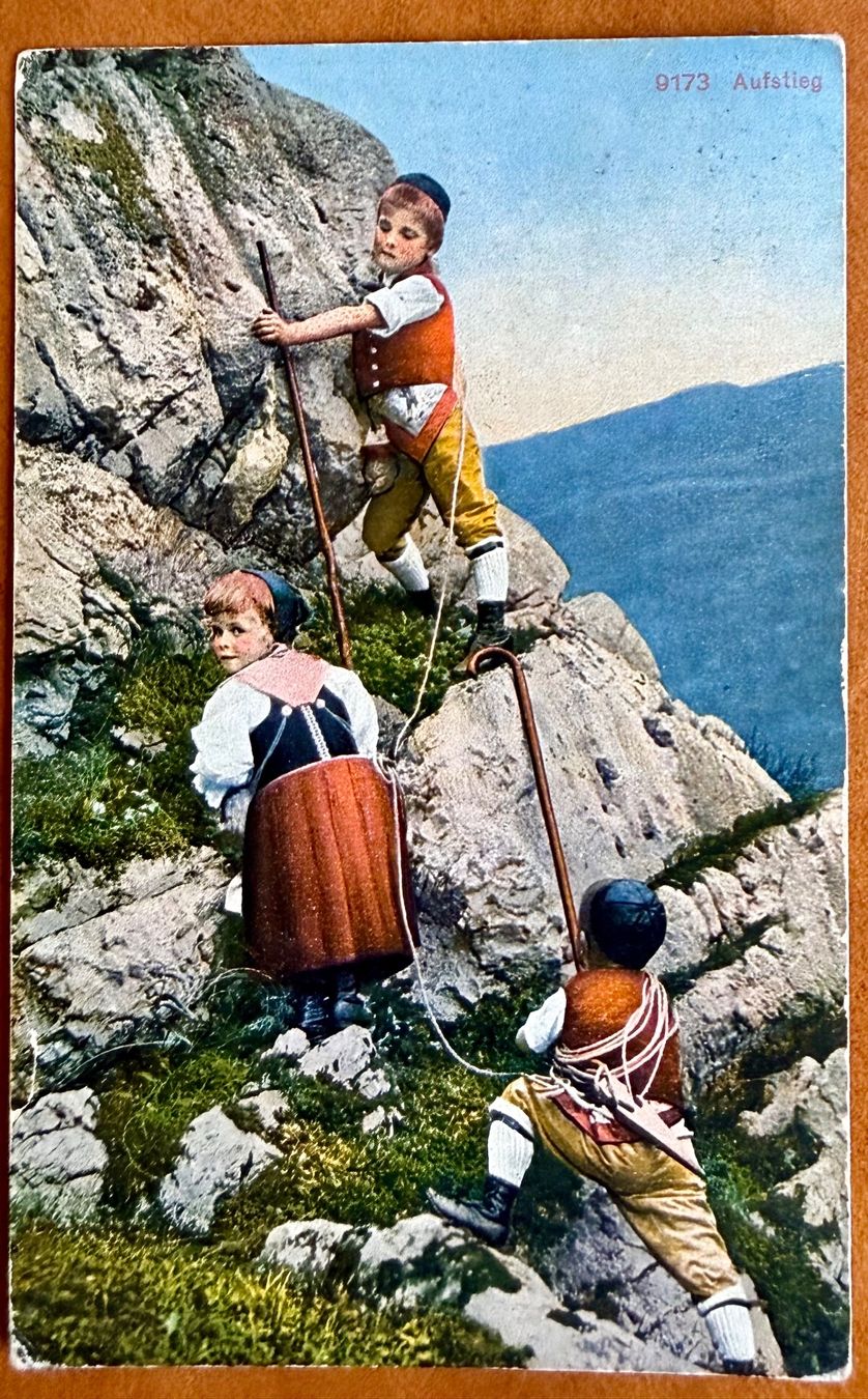 Cartoline postali: Appenzeller Kinder -1930 – Usato da Lutry venduto da Ediego