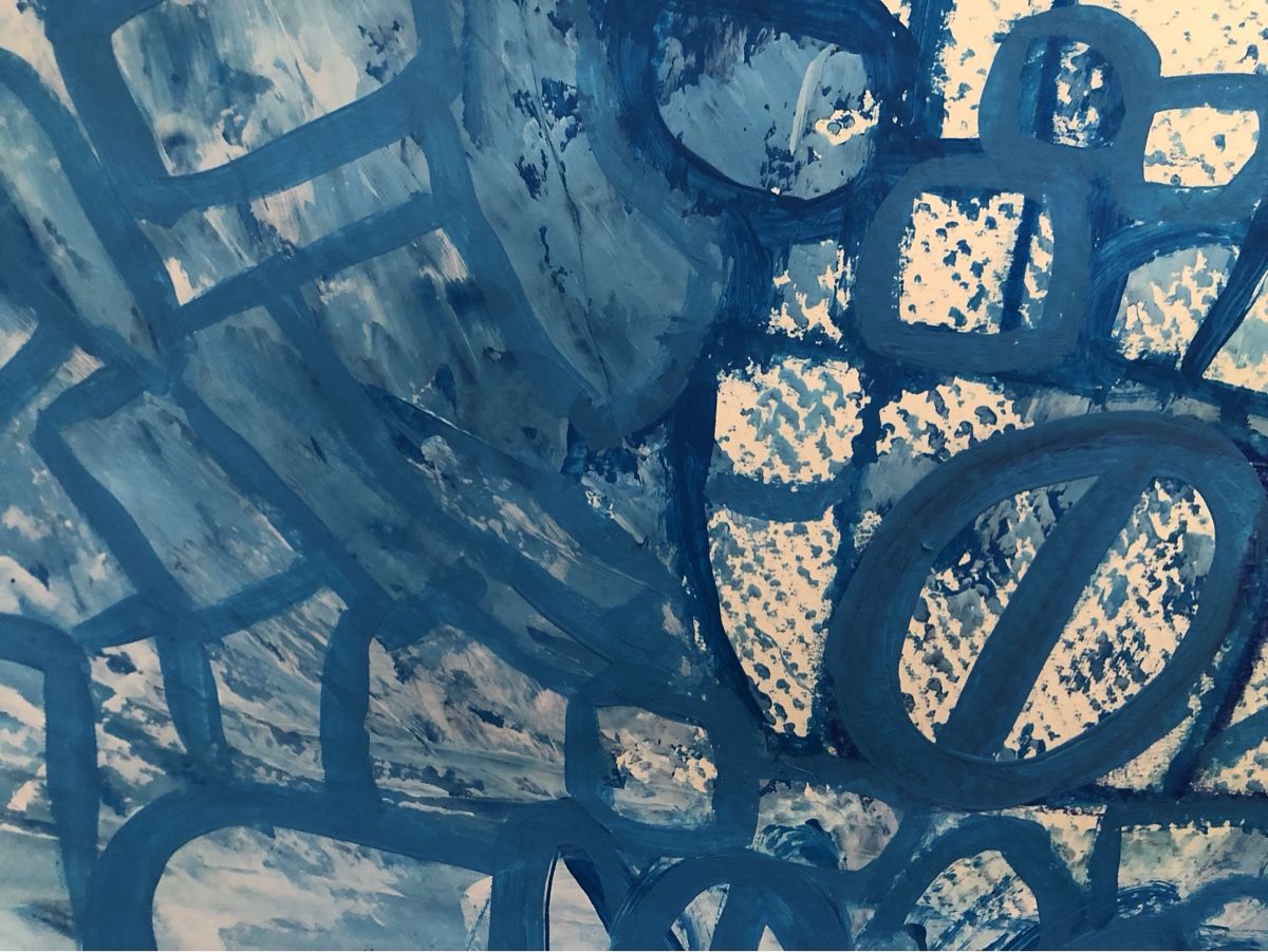 Dipinti: Gemälde abstract 50/70cm – Nuovo e nell'imballaggio originale da Frauenkappelen venduto da MissCadillac 2