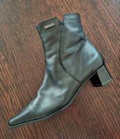 Tamaris Stiefeletten schwarz Leder Grösse 37 guter Zustand
