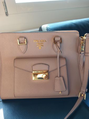 PRADA,  ELEGANTE EDLE DAMENHANDTASCHE, ORIGINAL