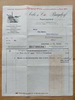 Antike Rechnung Aebi & Cie Burgdorf 1927