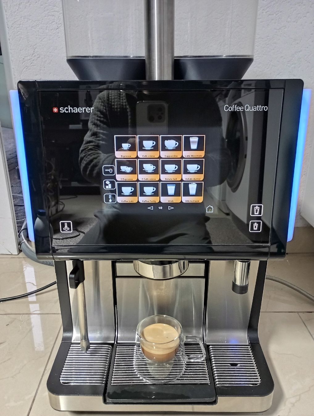 Schaerer Kaffeemaschinen & Espressomaschinen: Schaerer Coffee Quattro Gastro-ab Service-Zustand ⭐️9.5/10 – Gebraucht aus Oensingen von Sip77 4