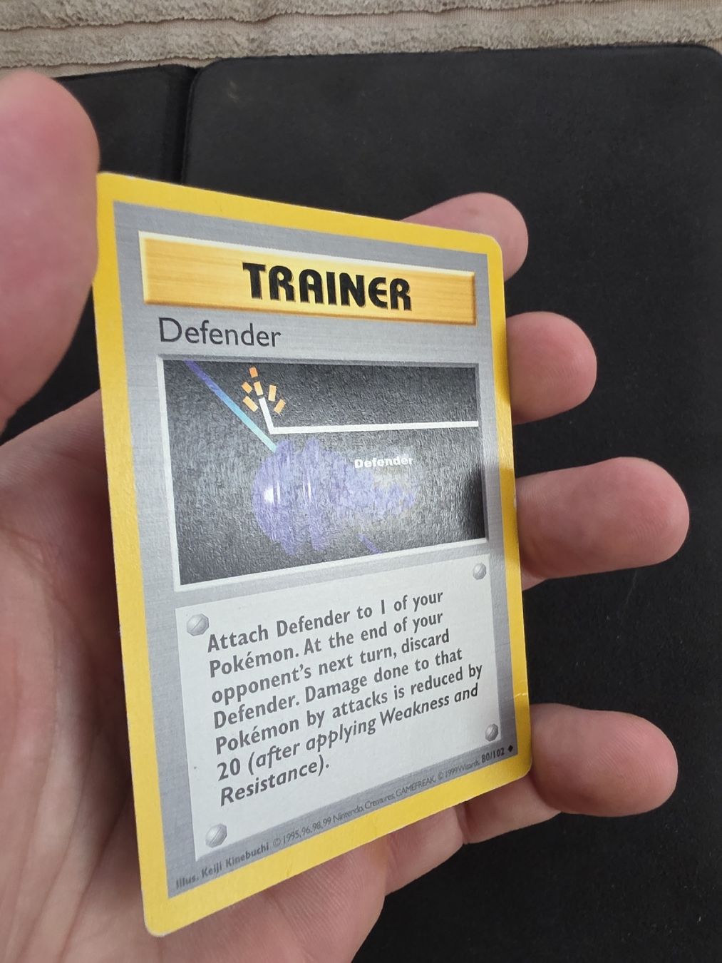 Pokémon Carte collezionabili: Pokémon Karte Defender Trainer Basis Set shadowless – Usato da oberbuchsiten venduto da thug4 1