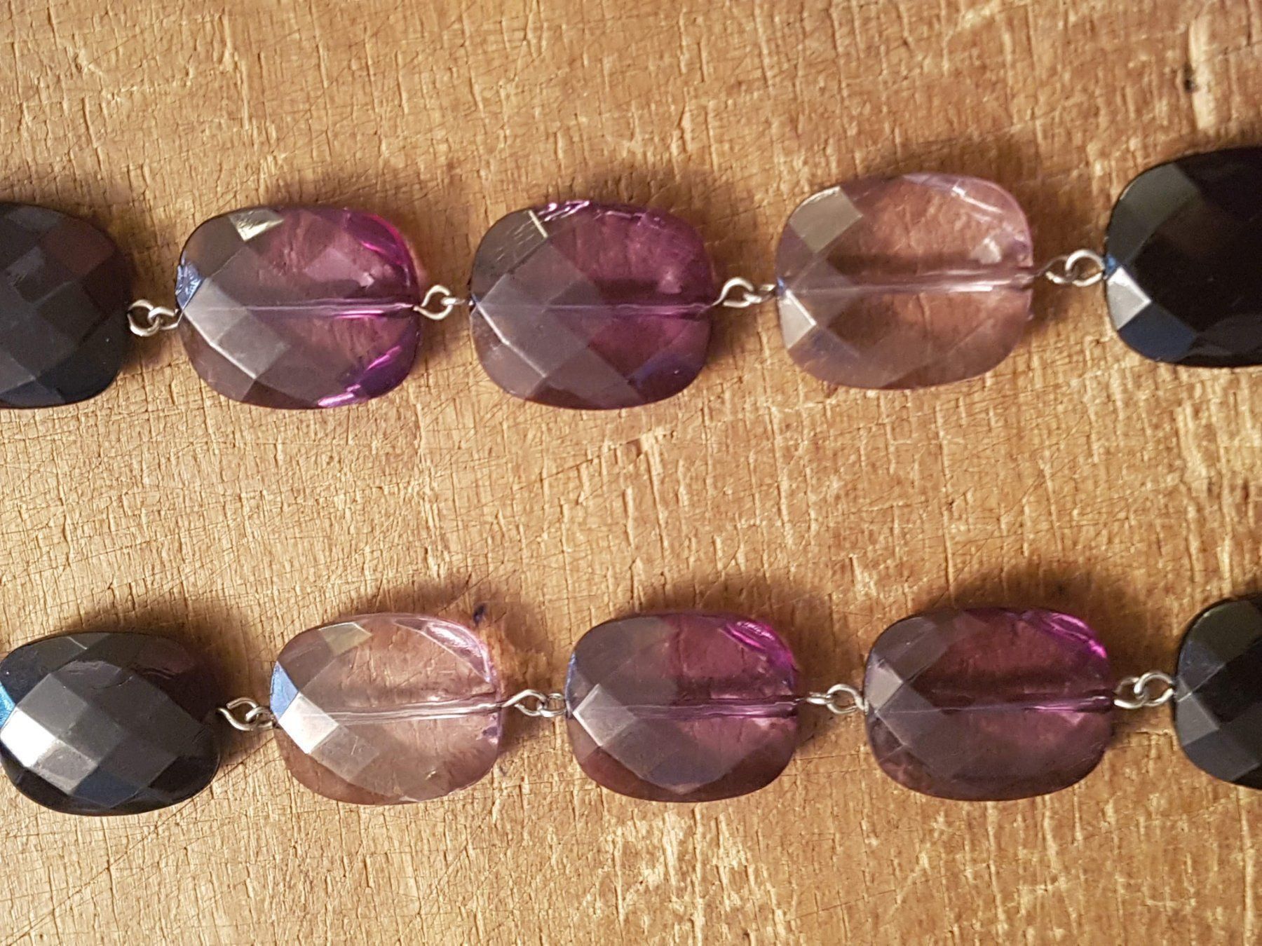 Catenine: Kette aus facettierten ovalen Beads – Usato da Ettingen venduto da Maranathatalitha 1