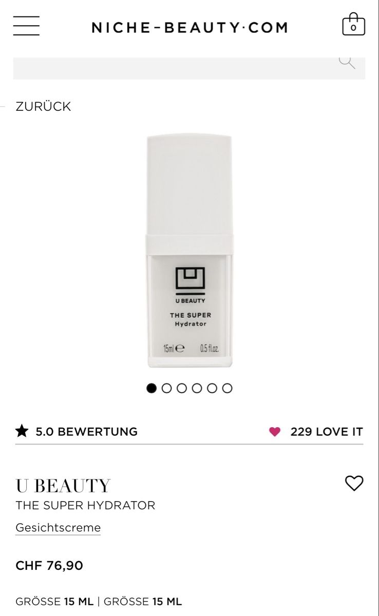 Gesichtspflege: U Beauty The Super Hydrator 10ml NEW – Neu und originalverpackt aus Dübendorf von VSAngel 5