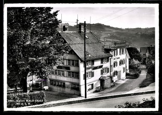 Cartoline postali: Wald /App., Gasthaus, Pension Löwen, Be – Usato da Berlin venduto da bartko-reher