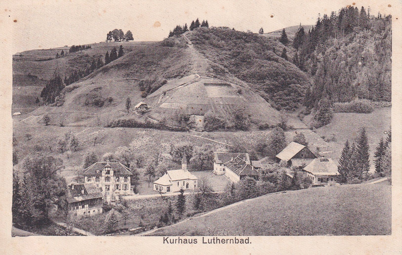 Cartoline postali: Luthernbad   LU – Usato da Brig venduto da Valcards54