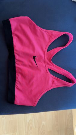 Soutien-gorge de sport Nike rose taille L