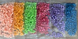 Rocailles Perlen Set 6 Farben, ca 21g, NEU
