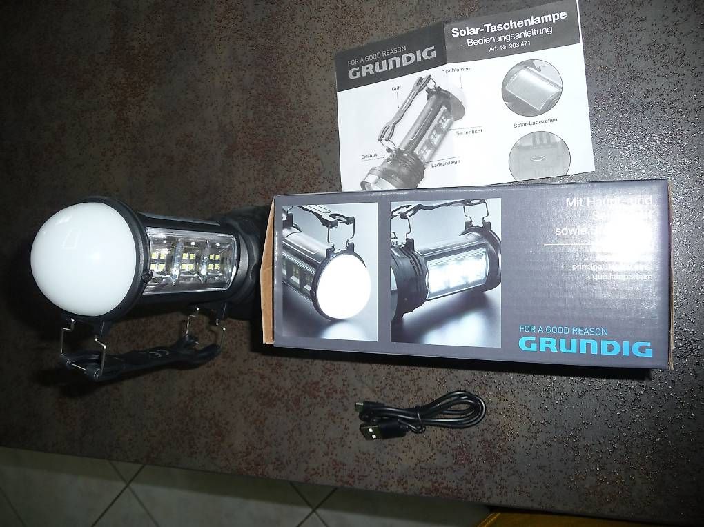 Lampes: Solar-Taschenlampe / Multifunktion – D'occasion à ossingen par franco057 2