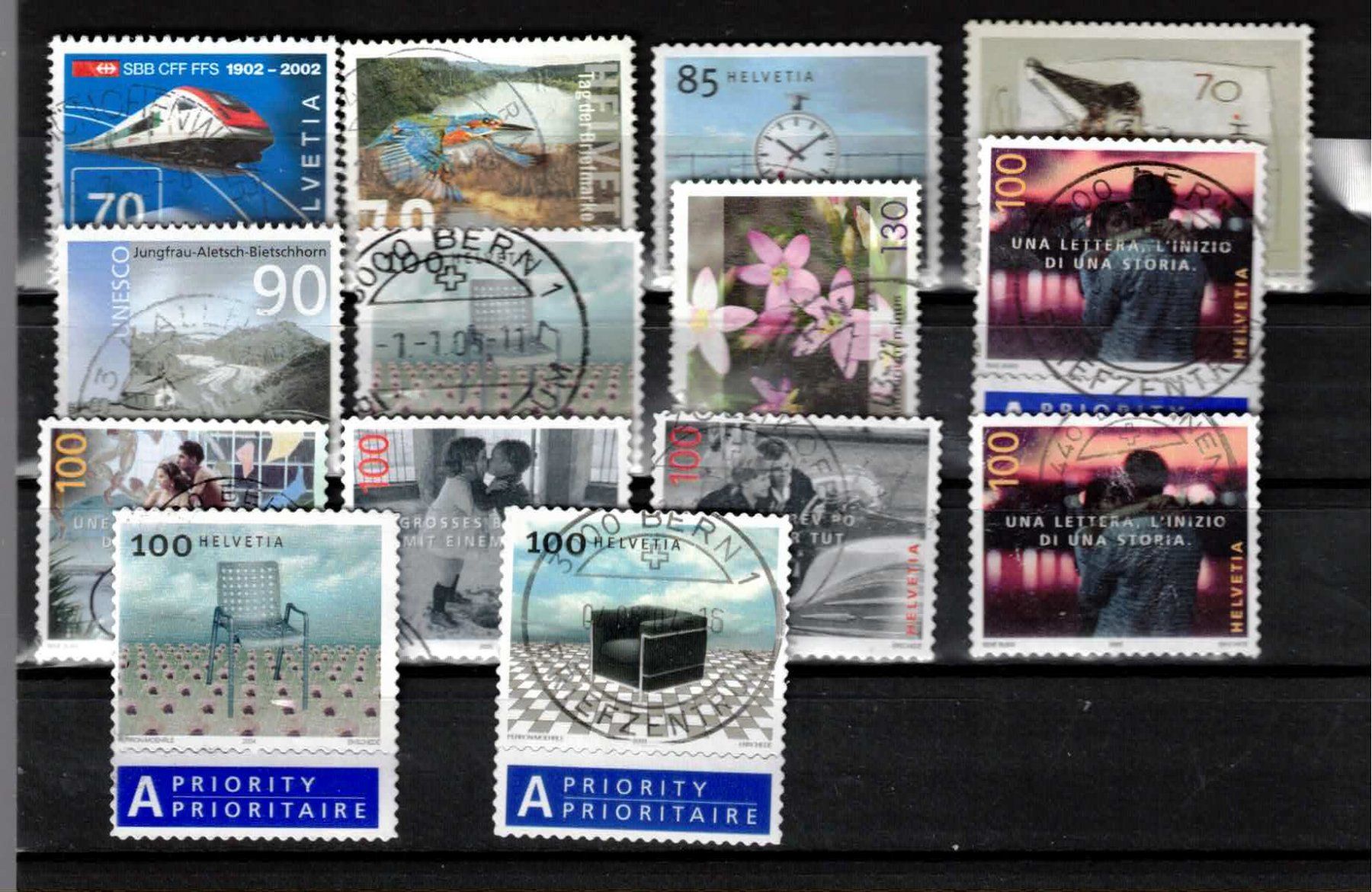 Alle Briefmarken: 2000-2005 Lot "Werbemarken", gestempelt – Gebraucht aus Blumenstein von minos02
