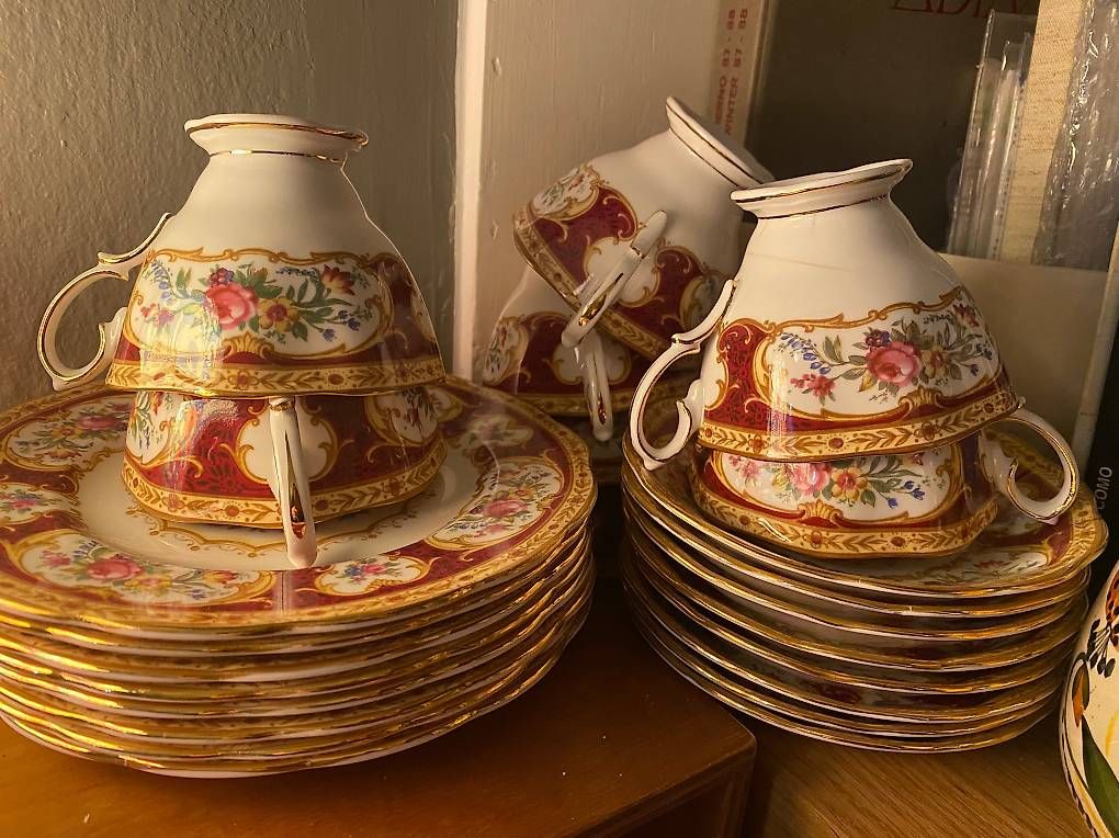Set di piatti: Servizio da the e dolce per sei coperti – Usato da Origlio venduto da eli_gk55
