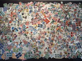 Viele Schweizer Briefmarken Lose Abgelöst - Sammlung