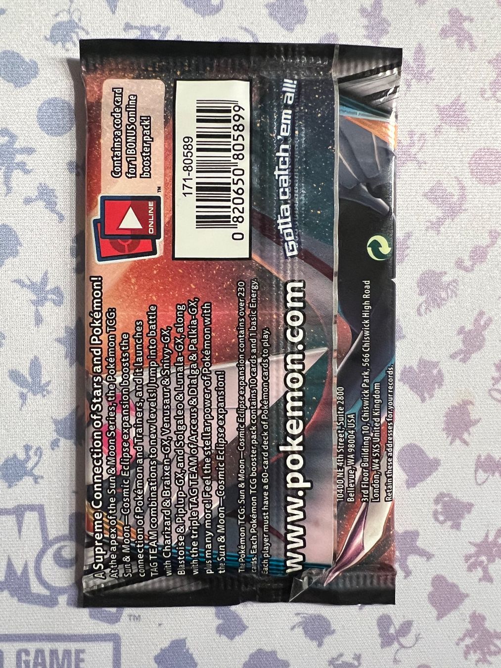 Pokémon Sammelbilder & Trading cards: 🇬🇧 Pokémon Cosmic Eclipse | Booster Pack | OVP | EN – Neu und originalverpackt aus Untervaz von TCG-Hero 1