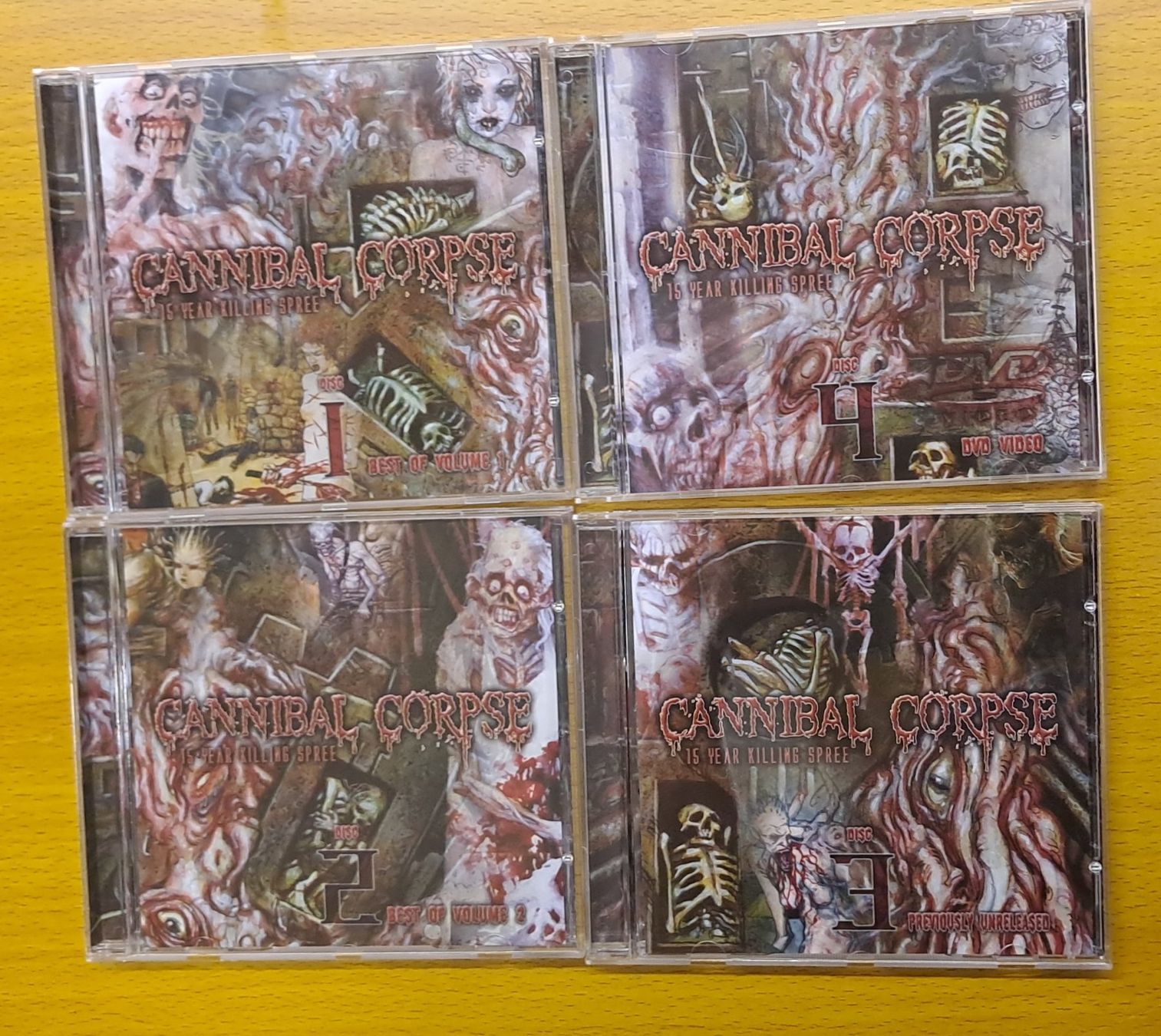 CD: Cannibal Corpse 15 Year Killing Spree Boxset – Usato da Bünzen venduto da Rtron 5