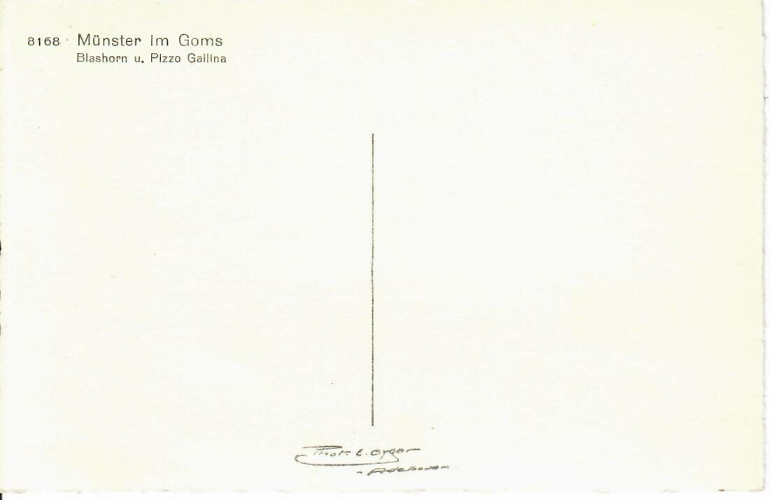 Cartoline postali: Münster im Goms – Usato da Hochdorf venduto da Ziegel-16 1