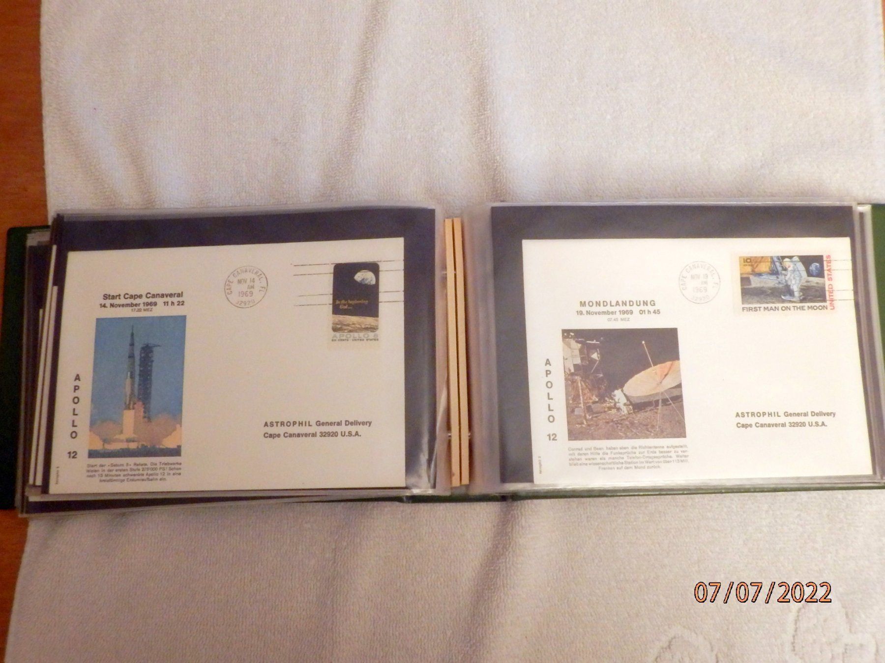 Tous les timbres: Sammlung Briefe, Deutschland, Apollo Programm, J.F. Kennedy – D'occasion à Ueberstorf par dinbau 9