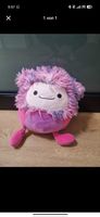 Plüschtier lila-pink mit bunten Haaren guter Zustand