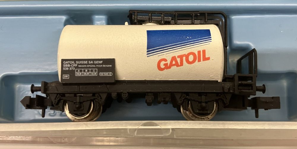 SBB/CFF/FFS Modelleisenbahnen: N= 3x Kesselwagen SBB Uetikon Motorex GATOIL - 1x NS DSM – Neu (gemäss Beschreibung) aus Thun von retoolinoo 3