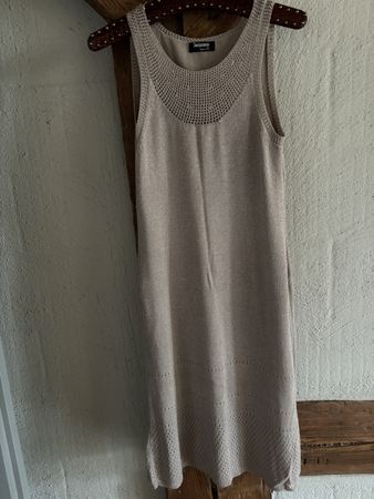 Sinequanone Kleid, Gr. M, Beige,