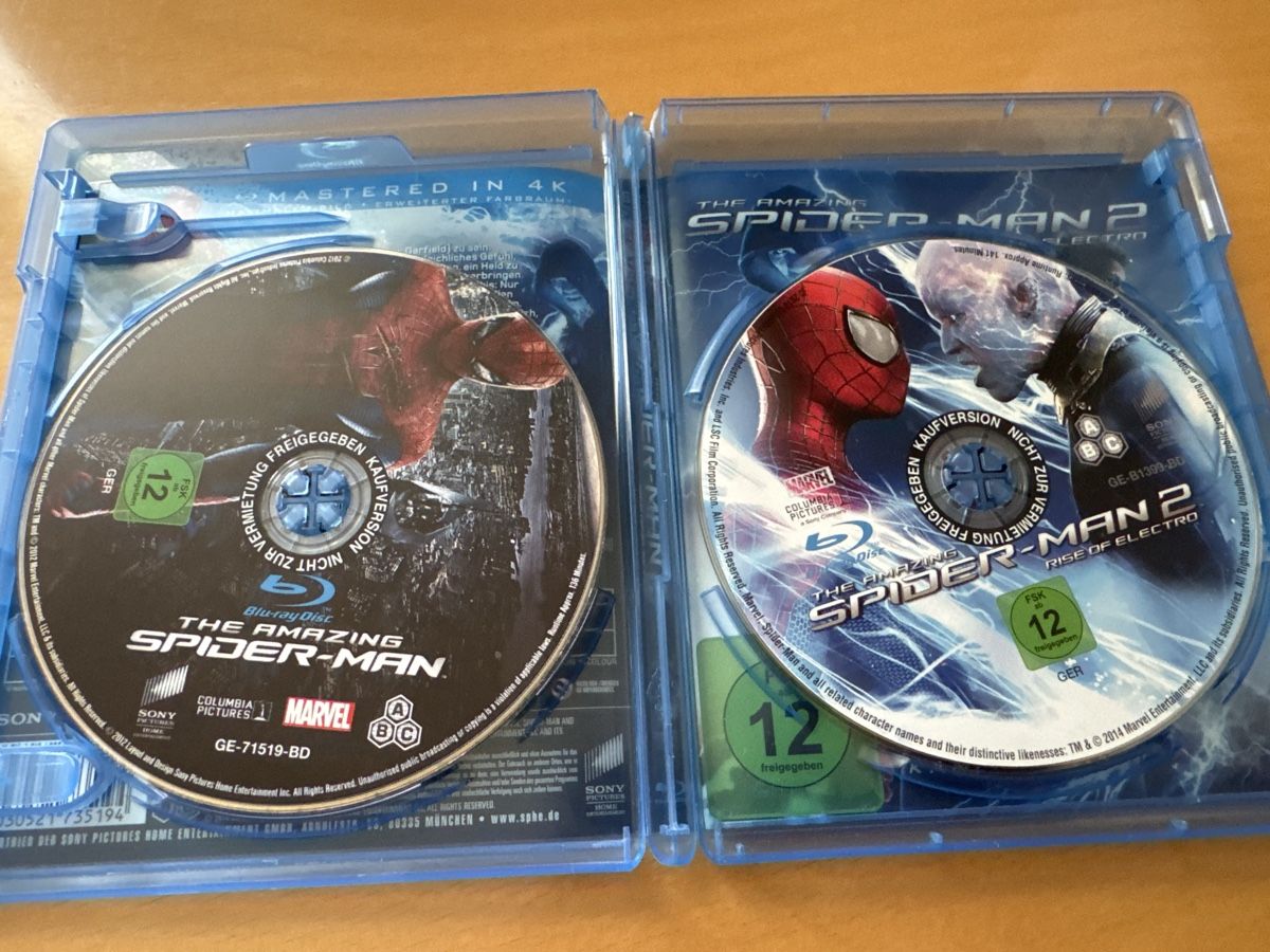 Tous les DVDs: The Amazing Spider-Man 1+2 – D'occasion à Brunnadern par Nanuk60 2
