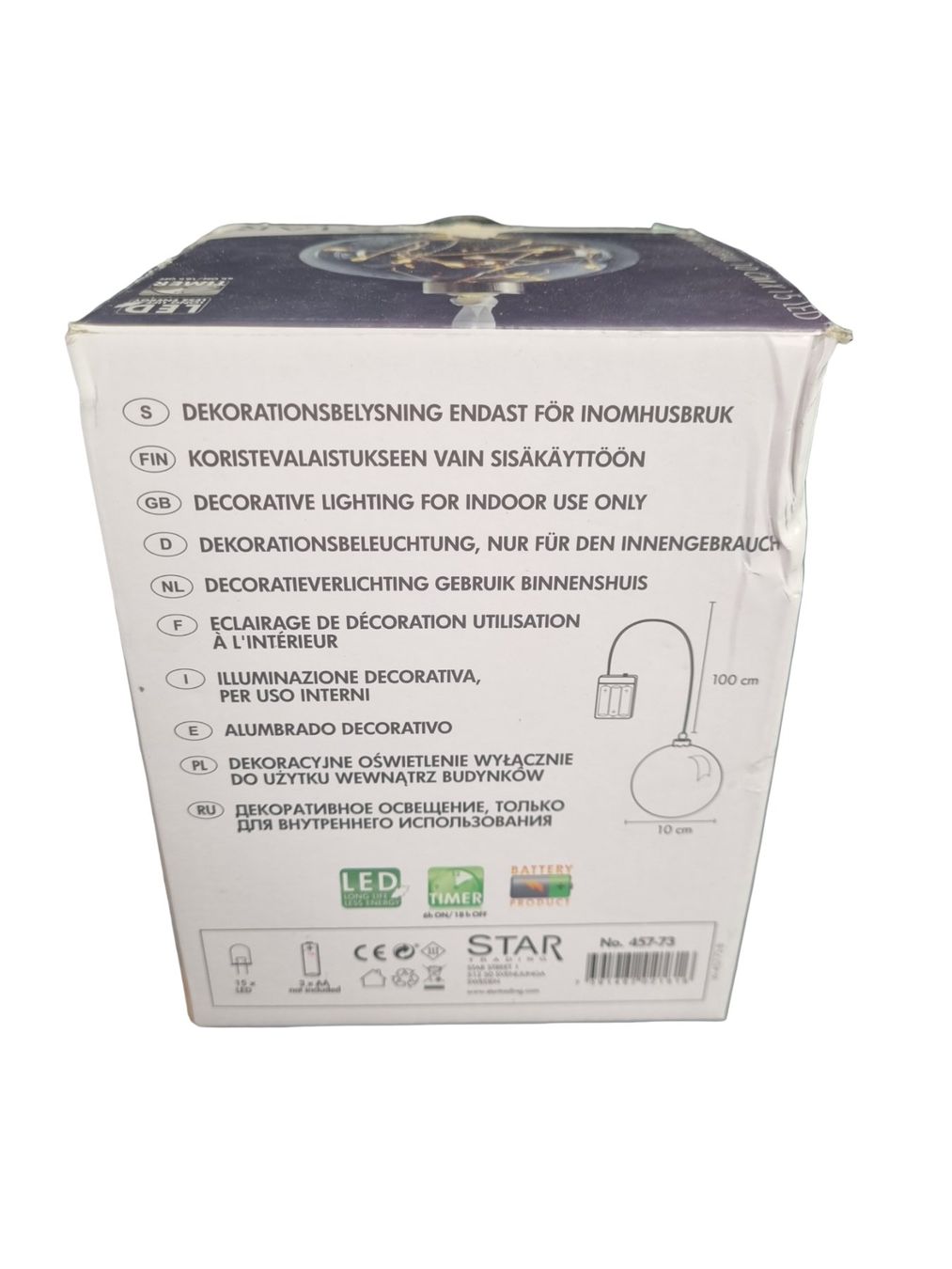 Tutte le decorazioni: Star Glow Glasball mit LED – Nuovo (secondo la descrizione) da Wangen b. Olten venduto da Restwert_Wangen 7