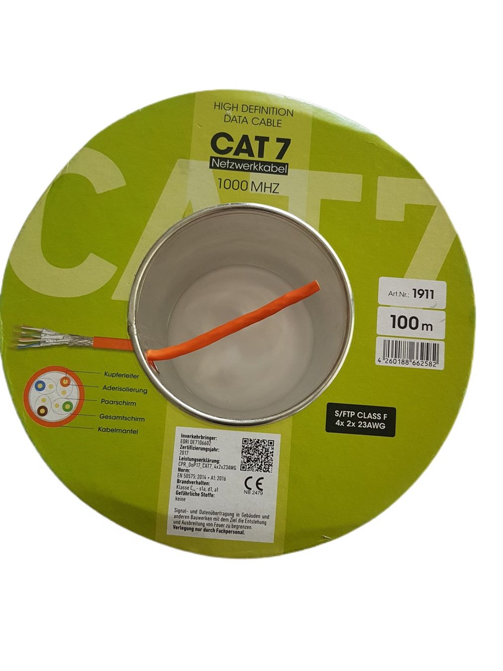 Kabel: Cat7 Netzwerkkabel 400m 1000MHz – Neu und originalverpackt aus Perlen von shelbycobra 2