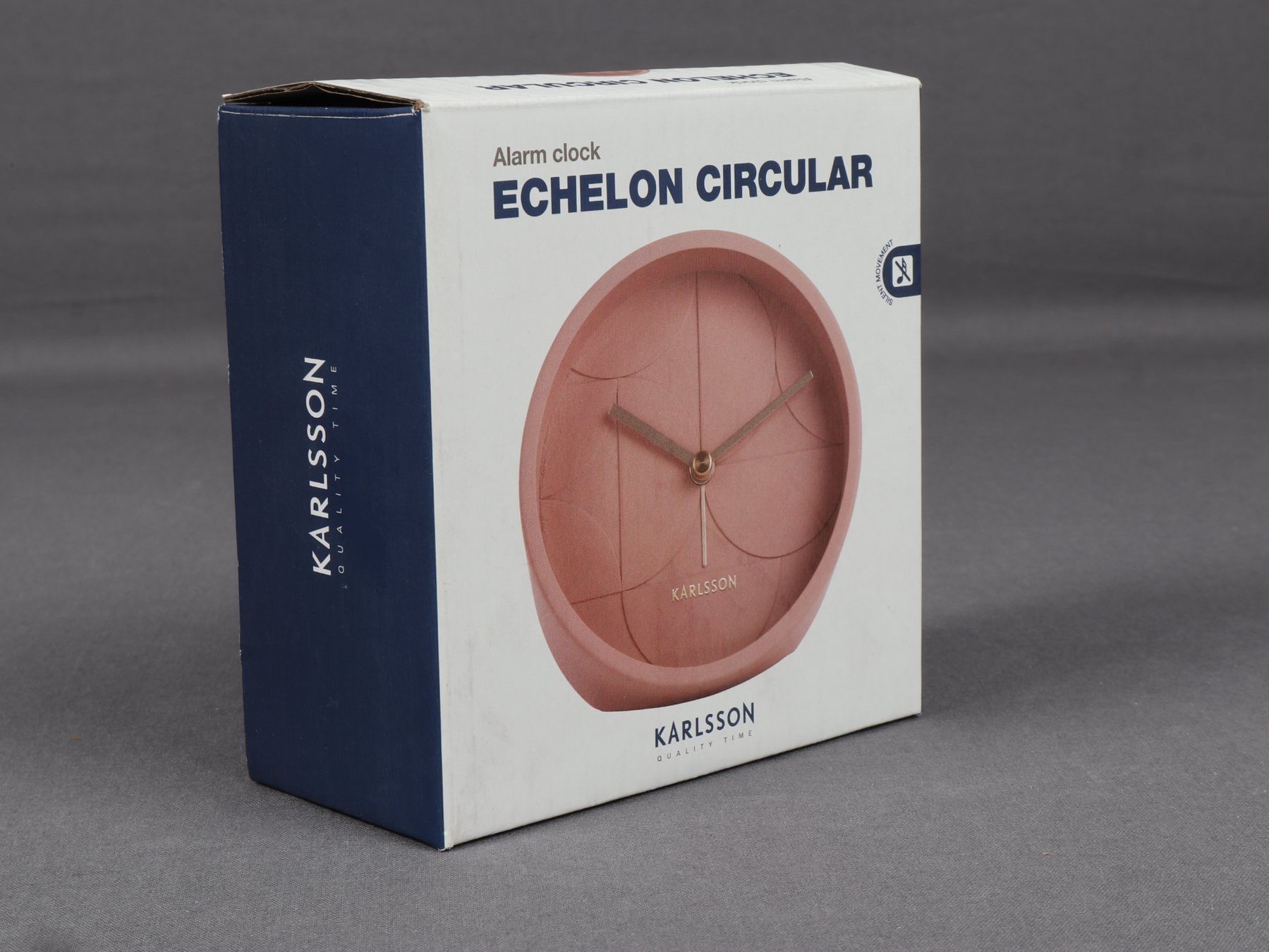 Wecker: KARLSSON Echelon Circular Alarm Clock Pink – Neu (gemäss Beschreibung) aus Steinen von Restwert_Steinen 5