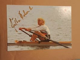 Jutta Behrendt - Olympia Gold - alte DDR Autogrammkarte