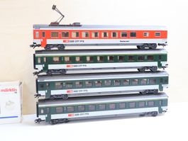 Märklin 4 x SBB Personenwagen H0 Set - 4266