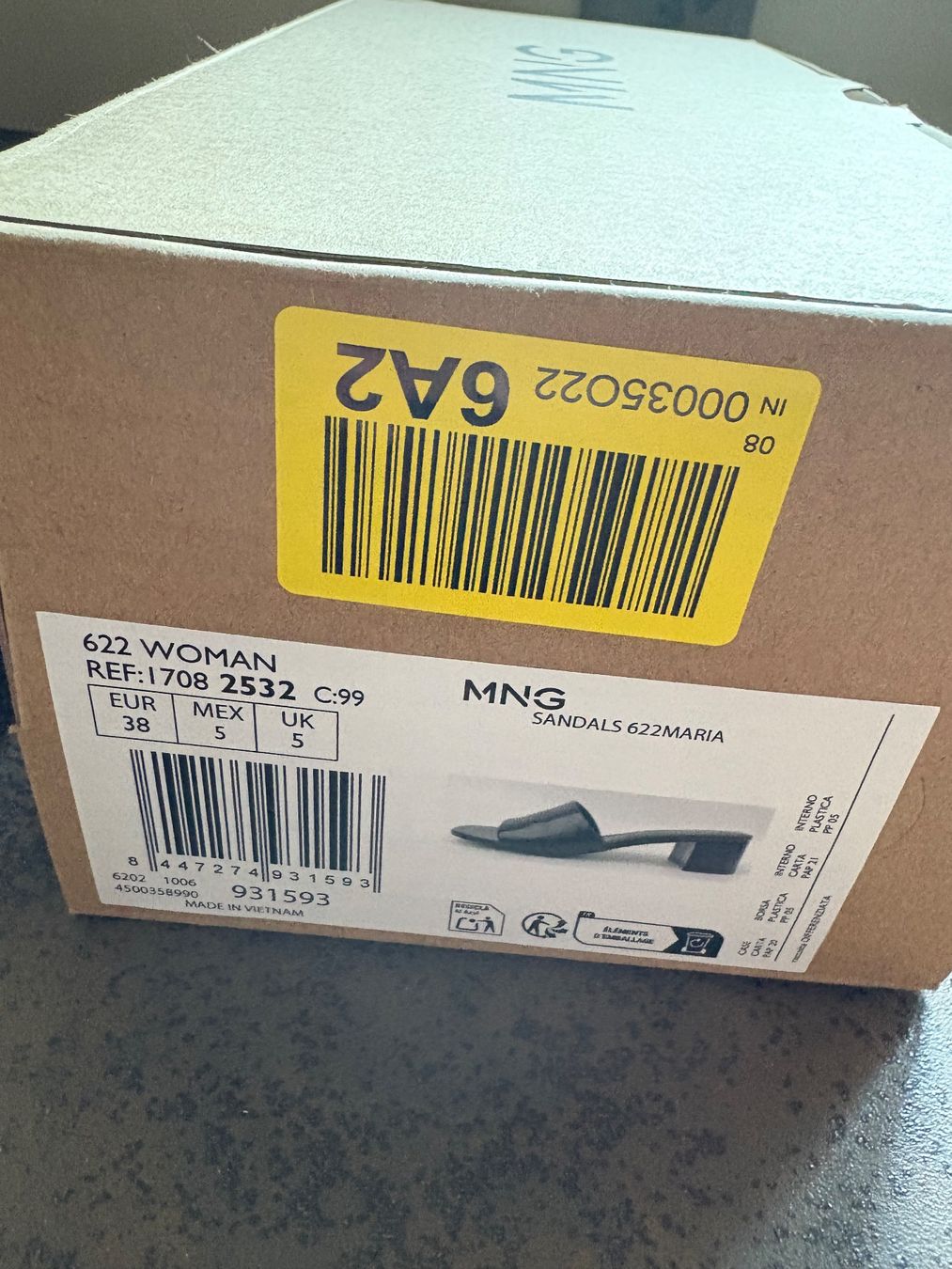 Scarpe da donna: Sandale Gr. 38 von MNG – Nuovo (secondo la descrizione) da Nottwil venduto da MaBi10 2