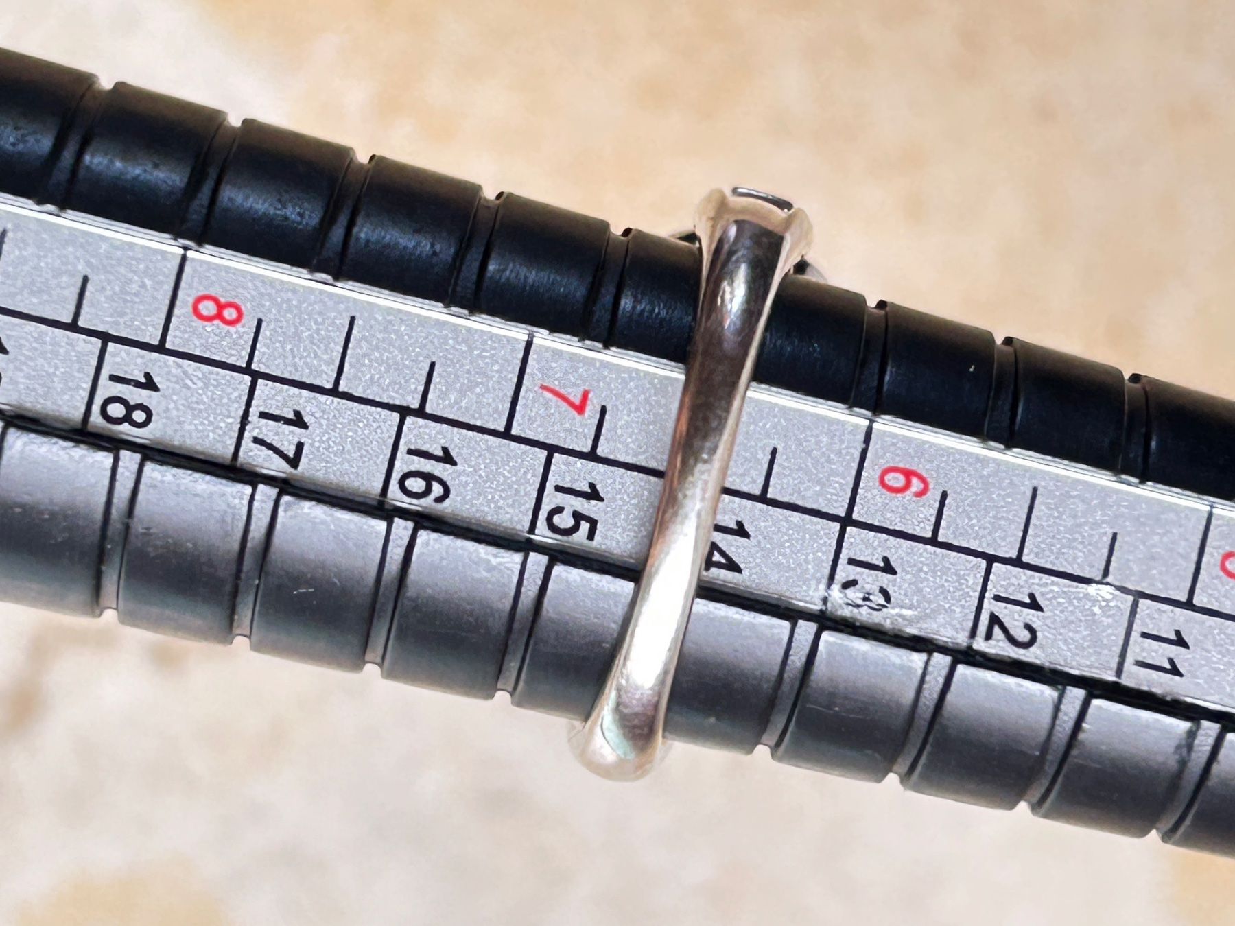Ringe: Silber Ring 3 times violet – Gebraucht aus Dittingen von Bellevista 6