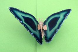 Schmetterlinge aus Achatstein zu aufhängen