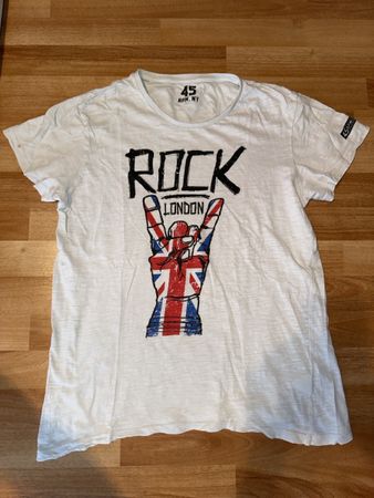 Rock London T-Shirt 45 RPM.NY einf. Brustweite ca. 54 cm