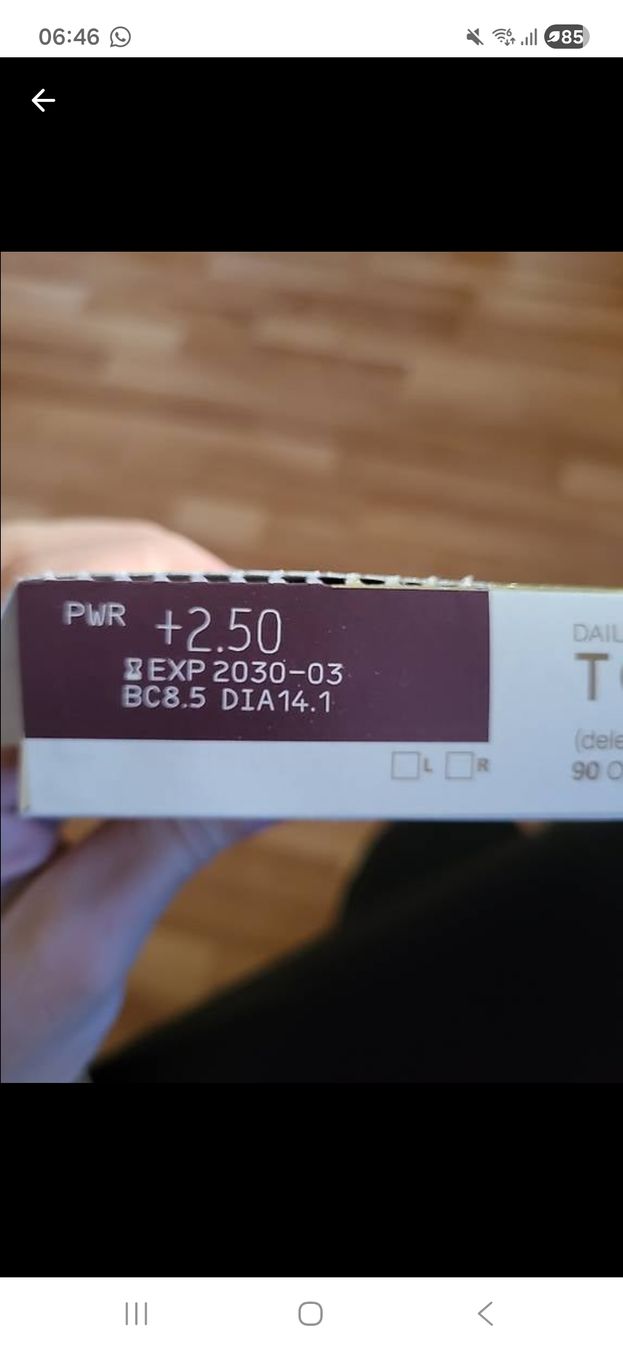 Kontaktlinsen: Kontaktlinsen + 2.5 – Neu (gemäss Beschreibung) aus Schüpbach von Mik_dv55