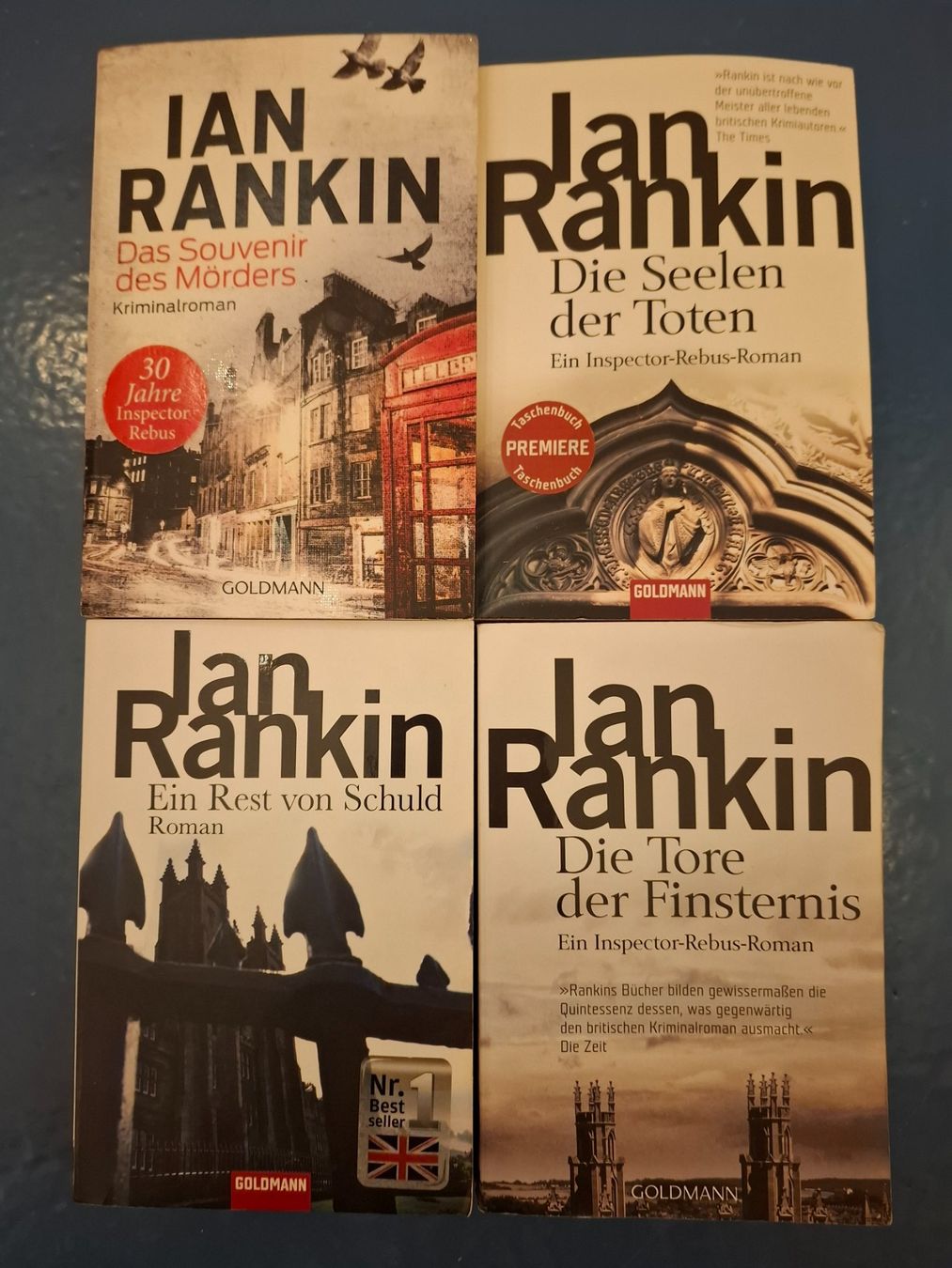 Libri: 4 Ian Rankin Romane – Usato da Winterthur venduto da rahelmedeaL