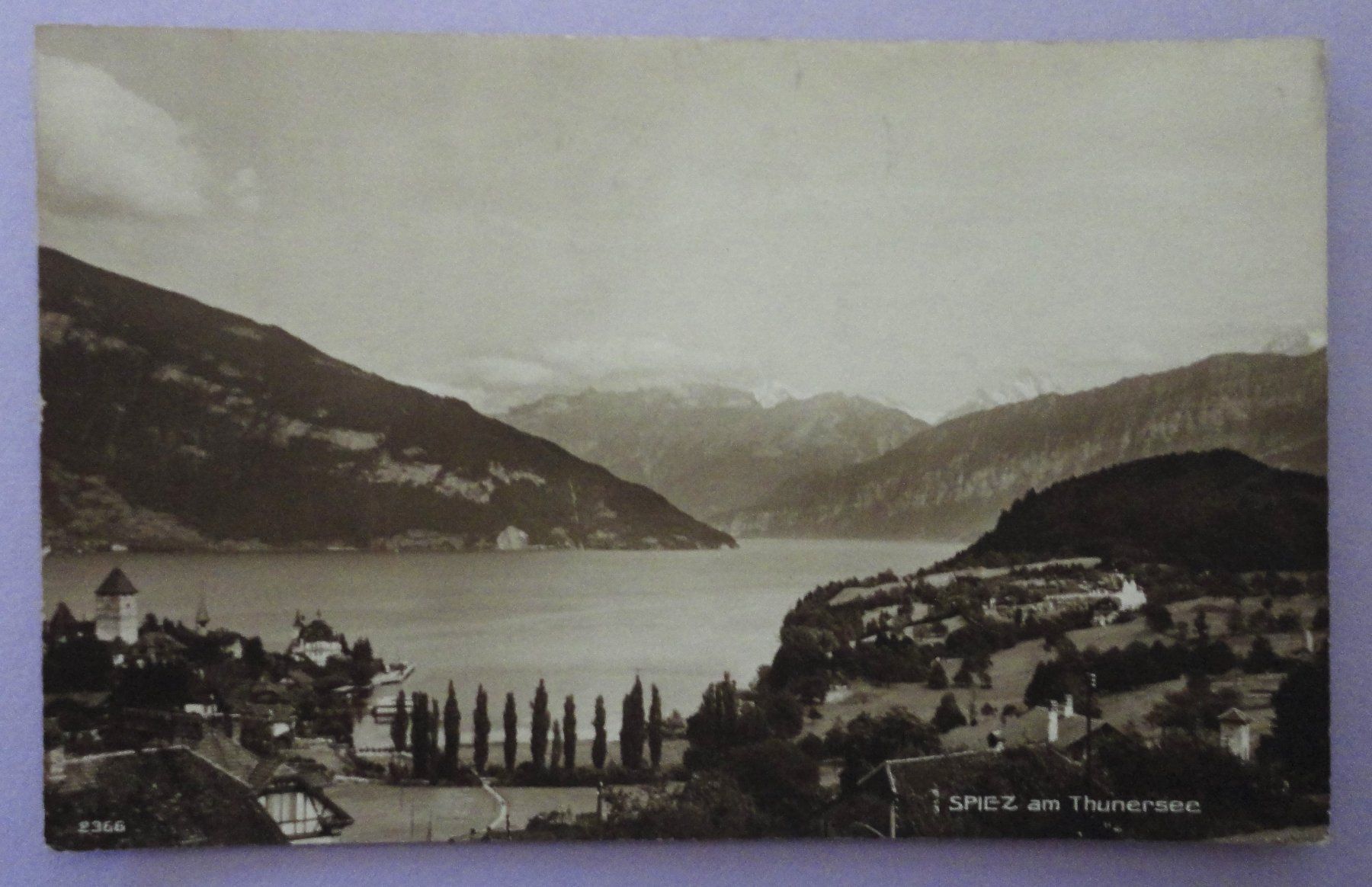 Cartoline postali: Spiez am Thunersee – Usato da Fétigny venduto da Billy2miny