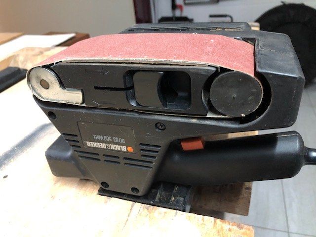 950W Elektro Bandschleifer - Einstellbar 800-6000 U/min Für Holz & Metall