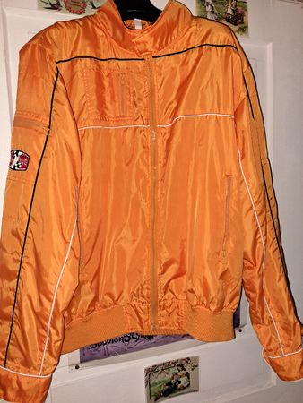 Orange Racing Jacke, Top Zustand, Grösse L