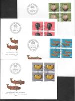 4 FDC Pro Patria 1973 Serie Viererblöcke ET Bern 29.5.1973