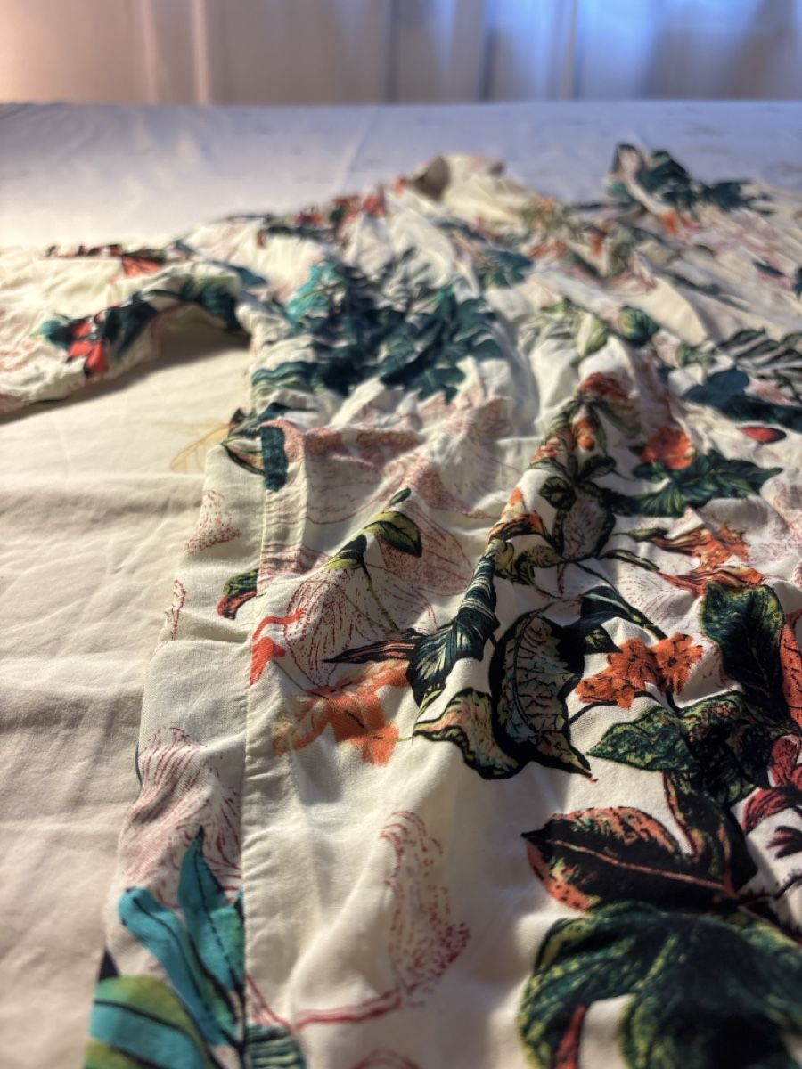 Arte internazionale: Damen Kimono mit Blumenmuster  – Usato da Zürich venduto da fco_wl97 1