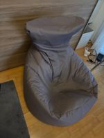 Sitzsack grau in gutem Zustand