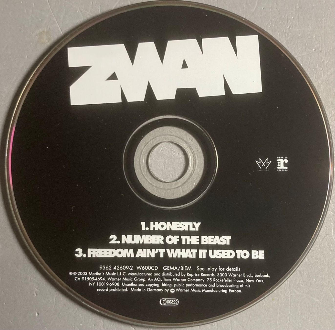 CDs: SWAN - HONESTLY – D'occasion à Poliez-Pittet par Newtown-Records 1