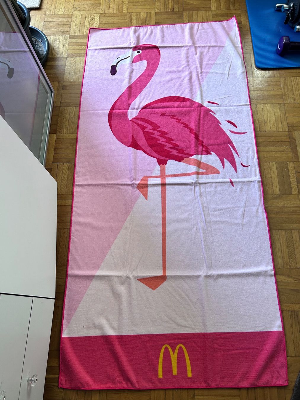 Teli da bagno: Badetuch Flamingo – Nuovo e nell'imballaggio originale da Schliern b. Köniz venduto da need-it
